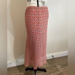 My Michelle Peach Midi Skirt - Medium